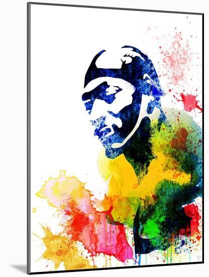 Snoop Dog Watercolor-Jack Hunter-Mounted Art Print