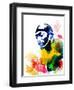 Snoop Dog Watercolor-Jack Hunter-Framed Premium Giclee Print