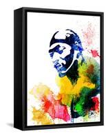 Snoop Dog Watercolor-Jack Hunter-Framed Stretched Canvas