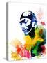 Snoop Dog Watercolor-Jack Hunter-Stretched Canvas