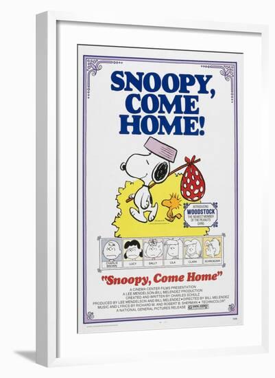 Snoopy, Come Home!-null-Framed Art Print