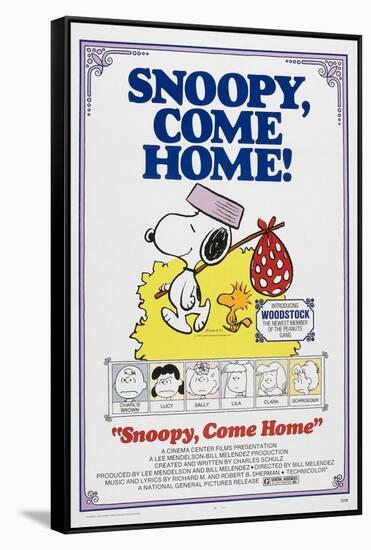 Snoopy, Come Home!-null-Framed Stretched Canvas