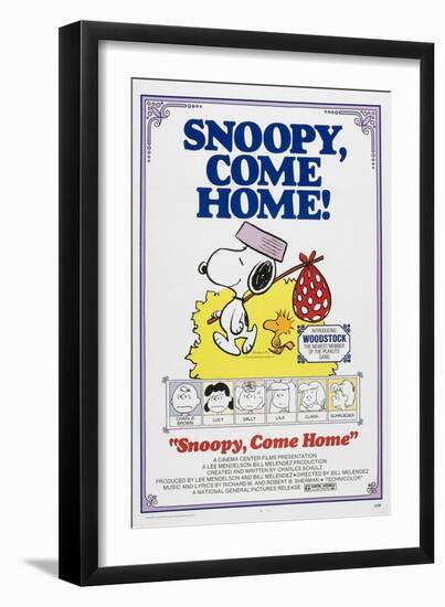 Snoopy, Come Home!-null-Framed Art Print