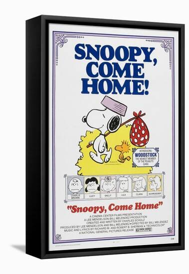 Snoopy, Come Home!-null-Framed Stretched Canvas