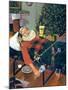 Snoozing Santa-Scott Westmoreland-Mounted Art Print