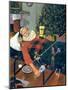 Snoozing Santa-Scott Westmoreland-Mounted Art Print