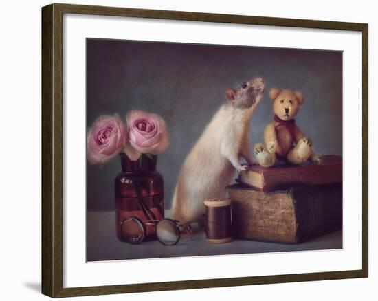 Snoozy and Friend-Ellen Van Deelen-Framed Photographic Print