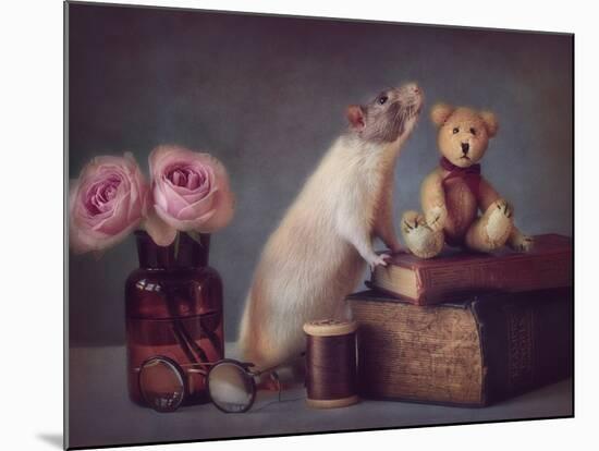 Snoozy and Friend-Ellen Van Deelen-Mounted Photographic Print