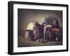 Snoozy And Jimmy-Ellen Van Deelen-Framed Giclee Print