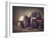 Snoozy And Jimmy-Ellen Van Deelen-Framed Giclee Print