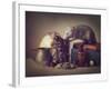 Snoozy and Jimmy-Ellen Van Deelen-Framed Photographic Print