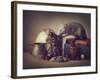 Snoozy and Jimmy-Ellen Van Deelen-Framed Photographic Print