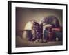 Snoozy and Jimmy-Ellen Van Deelen-Framed Photographic Print