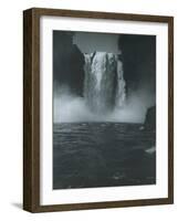 Snoqualmie Falls, Circa 1909-Asahel Curtis-Framed Giclee Print