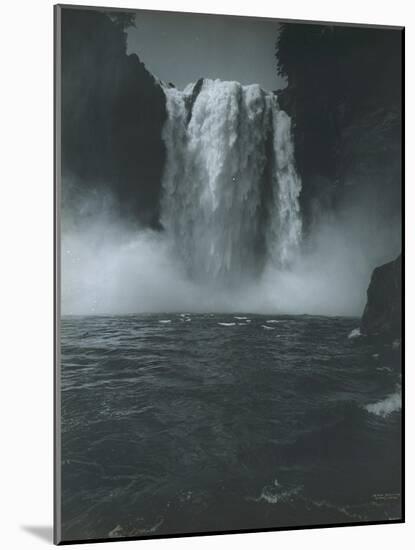 Snoqualmie Falls, Circa 1909-Asahel Curtis-Mounted Giclee Print