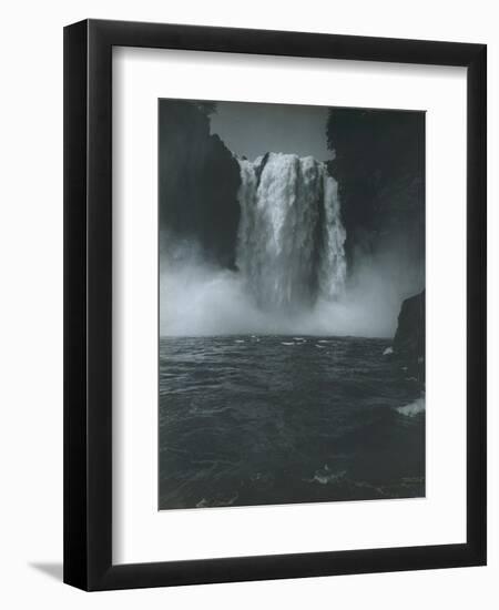 Snoqualmie Falls, Circa 1909-Asahel Curtis-Framed Premium Giclee Print
