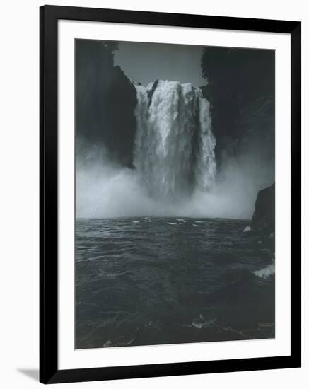 Snoqualmie Falls, Circa 1909-Asahel Curtis-Framed Giclee Print