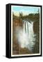 Snoqualmie Falls, Washington-null-Framed Stretched Canvas