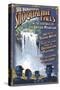 Snoqualmie Falls, Washington-Lantern Press-Stretched Canvas