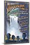 Snoqualmie Falls, Washington-Lantern Press-Mounted Art Print