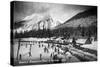 Snoqualmie Pass, Washington - View of the Ski Summit-Lantern Press-Stretched Canvas