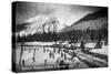 Snoqualmie Pass, Washington - View of the Ski Summit-Lantern Press-Stretched Canvas