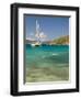 Snorkelers in Idyllic Cove, Norman Island, Bvi-Trish Drury-Framed Photographic Print