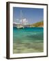 Snorkelers in Idyllic Cove, Norman Island, Bvi-Trish Drury-Framed Photographic Print