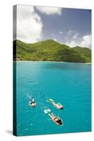 Snorkeling in Hawksnest Bay at St. John Island-Macduff Everton-Stretched Canvas