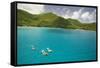 Snorkeling in Hawksnest Bay at St. John Island-Macduff Everton-Framed Stretched Canvas