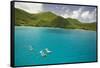 Snorkeling in Hawksnest Bay at St. John Island-Macduff Everton-Framed Stretched Canvas