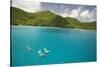 Snorkeling in Hawksnest Bay at St. John Island-Macduff Everton-Stretched Canvas