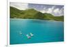 Snorkeling in Hawksnest Bay at St. John Island-Macduff Everton-Framed Photographic Print