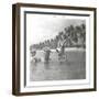 Snorkeling with the Kids-null-Framed Art Print