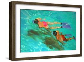 Snorkellers-William Ireland-Framed Giclee Print