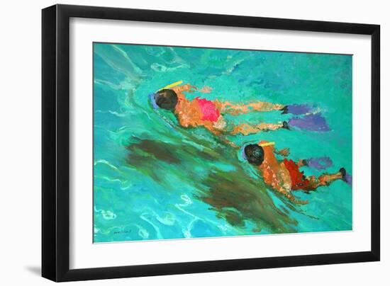 Snorkellers-William Ireland-Framed Premium Giclee Print