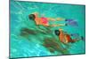 Snorkellers-William Ireland-Mounted Premium Giclee Print