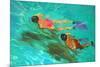 Snorkellers-William Ireland-Mounted Giclee Print