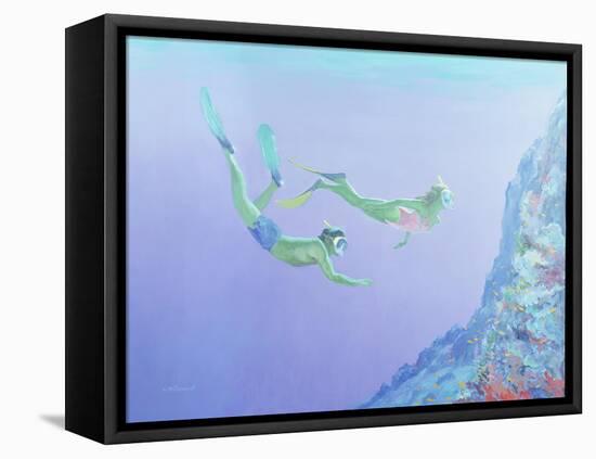 Snorklers-William Ireland-Framed Stretched Canvas