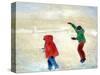 Snow! 2014-Nancy Moniz-Stretched Canvas