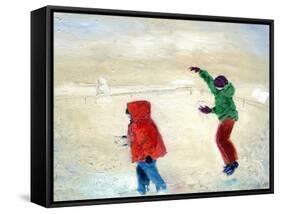 Snow! 2014,-Nancy Moniz Charalambous-Framed Stretched Canvas