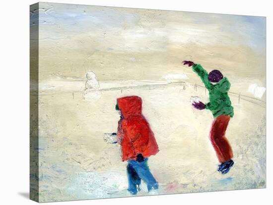 Snow! 2014,-Nancy Moniz Charalambous-Stretched Canvas