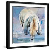 Snow, 2016-Mark Adlington-Framed Giclee Print