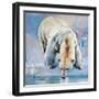 Snow, 2016-Mark Adlington-Framed Giclee Print