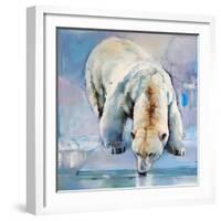 Snow, 2016-Mark Adlington-Framed Giclee Print