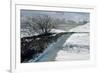 Snow Above Barbondale, Barbon, nr Kirby Lonsdale, Cumbria-John Cooke-Framed Giclee Print