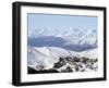 Snow Above Summer Pastures of Ouarikt Valley, High Atlas Mountains, Morocco, North Africa, Africa-David Poole-Framed Photographic Print