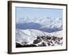 Snow Above Summer Pastures of Ouarikt Valley, High Atlas Mountains, Morocco, North Africa, Africa-David Poole-Framed Photographic Print