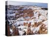 Snow and Hoodoos from Sunrise Point, Bryce Canyon National Park, Utah-James Hager-Stretched Canvas