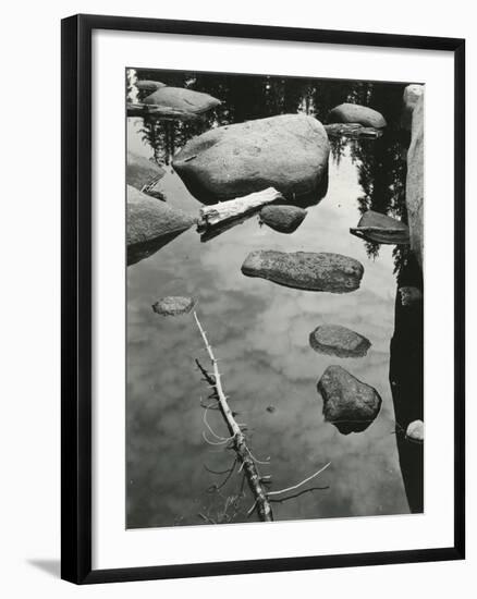 Snow and Road, High Sierra, 1952-Brett Weston-Framed Photographic Print